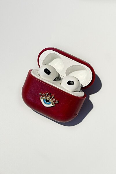 hey lori Red Apple 3rd Generation Headphone Case with Eye Detail