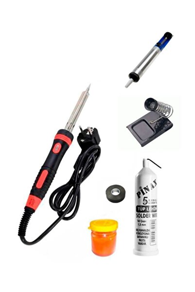 DİRİLİŞ 60 Watt Kalem Havya Lehim Aleti Seti Lehim Makinesi