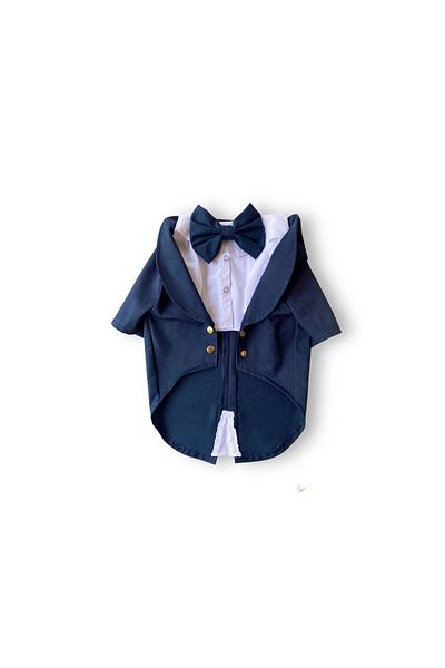 Luli Pet Navy Blue Dog Tuxedo