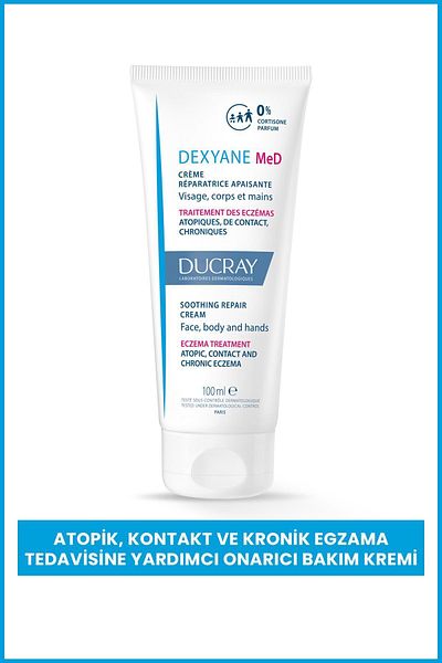 Ducray Dexyane MeD 100 ml - Repair Care Cream Helping Atopic, Contact and Chronic Treatment