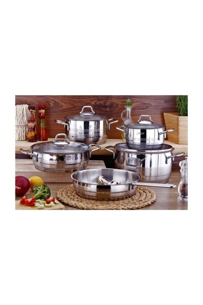 Vivaldi 9 Piece Aster Cookware Set