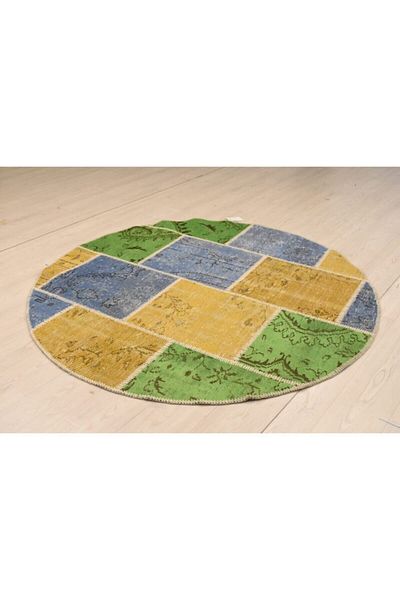 Madalyon Patchwork Wool Mat