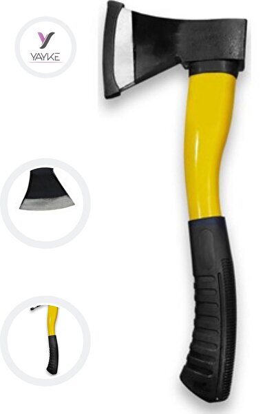 Yayke Fiber Saplı Balta Nacak Kamp Odun Kesme - Kırma Budama Kemik Kesme Bölme