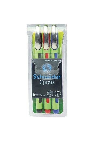 SCHNEIDER Xpress 3-Piece Fineliner Pen Set