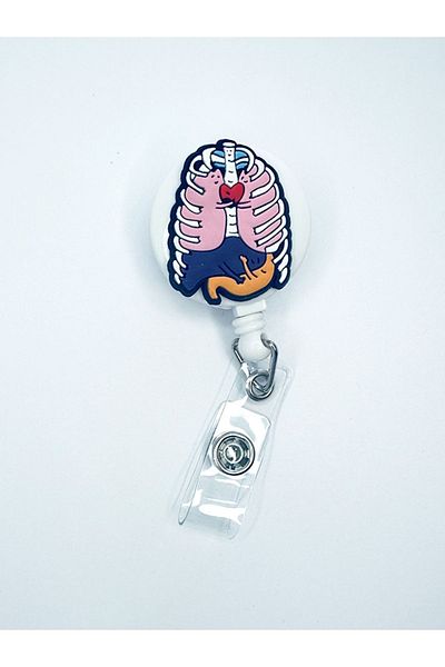 odaburada Lung Figured Yoyo Collar Card Holder