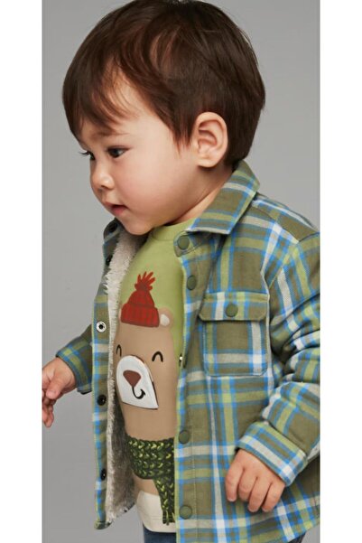 MAYORAL Baby Fur Lined Shirt
