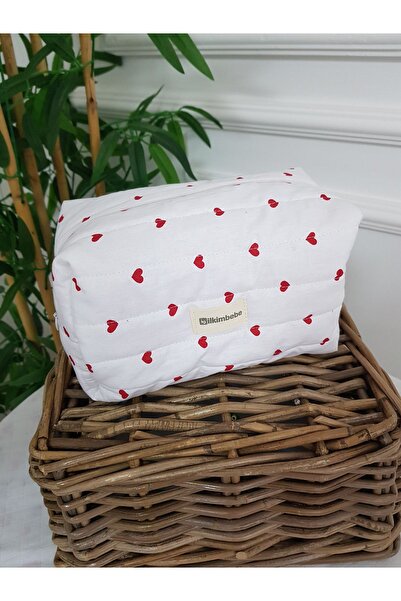 ilkimbebe Heart Makeup Organizer Bag for Baby Care