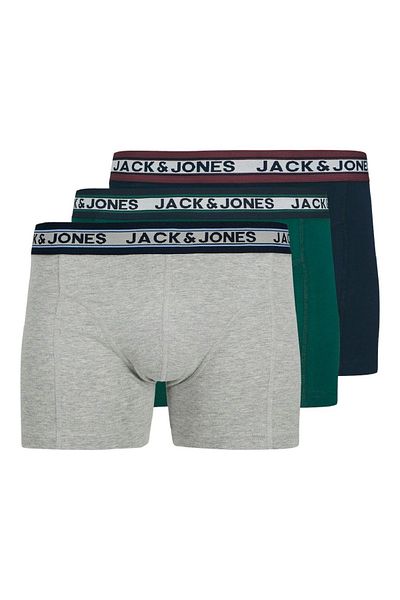 Jack & Jones Комплект мъжки памучни боксерки Jack Jones от 3 - 12270759