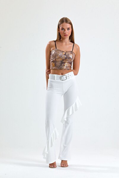 Sense Штани для підводного плавання - з поясом і воланами | Pnt33389 Екрю