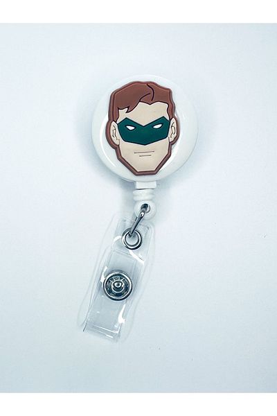 odaburada Yoyo Collar Card Holder with Super Hero Figure