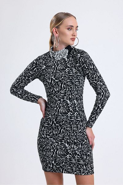 Sense Χειμερινό κοστούμι Half Fisherman Jacquard |   ELB35093 Εκρού Μαύρο