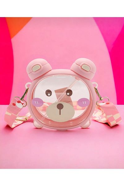 Luca Mia 750 ml Cute Teddy Bear Figured Water Bottle