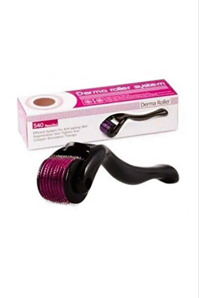 Genel Markalar Aveo 1 Adet Dermaroller Titanyum Uçlu 540 Iğneli Derma Roller 0.5 Mm Iğne