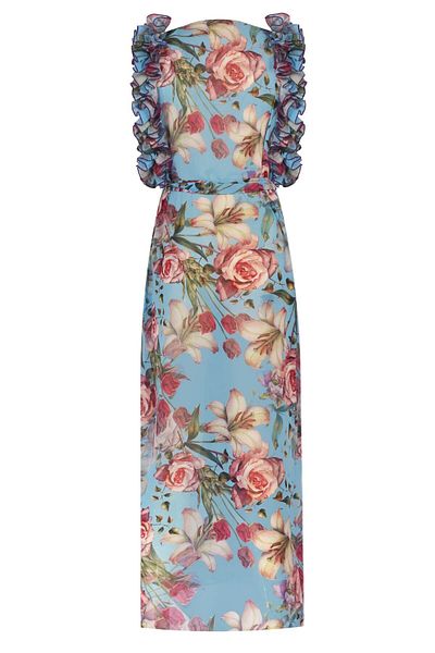 Nur Karaata Joali Blu Pareo Dress