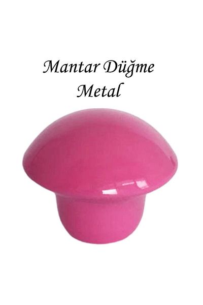 GLASWEN 8Pcs Pink Mushroom Button Handle Child Baby Furniture Drawer Cabinet Door Handle Metal Handle Accessories