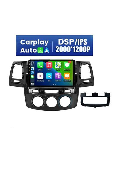 EXVOL Toyota Hilux Android Multimedia 2006-2015 9 Inc Ips HD Screen 2gb/32gb with Carplay Camera Gift