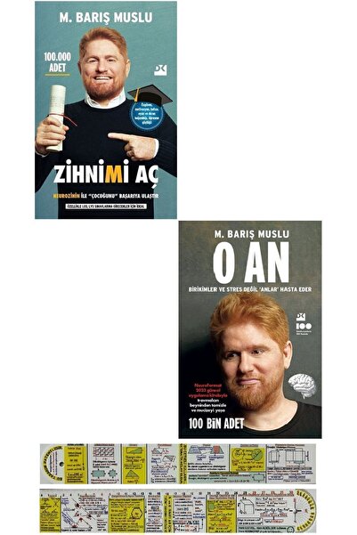 Doğan Kitap Barış Muslu 2 Kitap Set - Zihnimi Aç + O An + Matematik Öğreten Ayraç