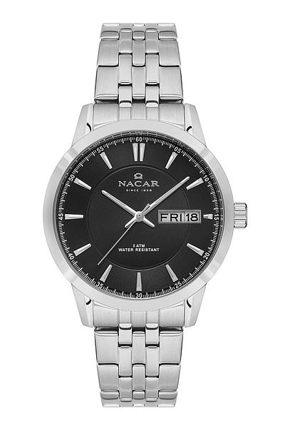 Nacar Nc21-294740-ABM Classic Men's Wristwatch (STAINLESS STEEL)