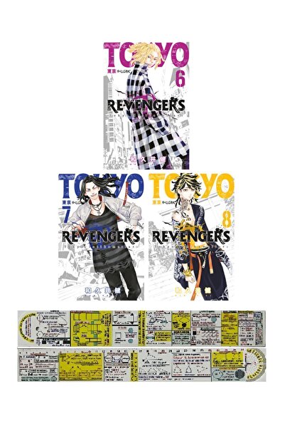 Gerekli Şeyler Yayıncılık Tokyo Revengers 6-7-8. Ciltler Manga Seti + Matemat...