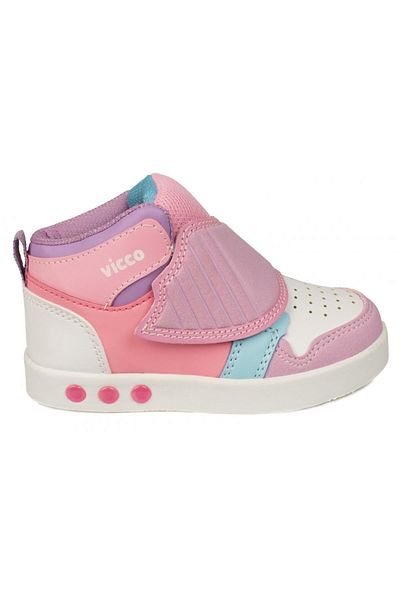 Vicco 313.p20k.100 Booties Lighted Pink Girl's Boots