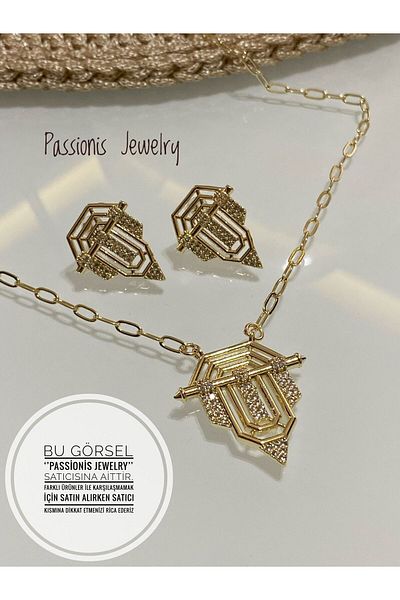 Passionis Jewelry Serenay 2-Piece Necklace and Earring Set