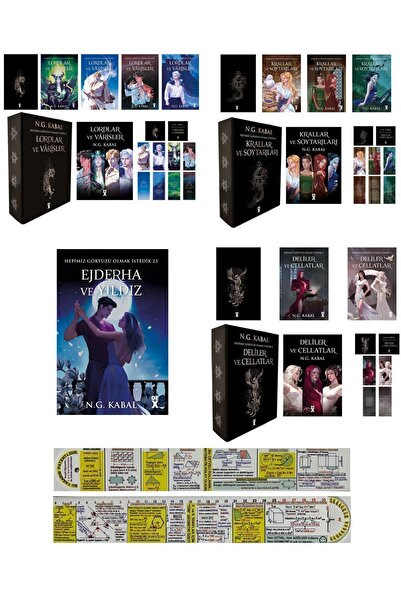 Dex Hepimiz Gökyüzü Olmak İstedik Özel Kutulu 1-2-3. Kitaplar - Ejderha ve Yı...