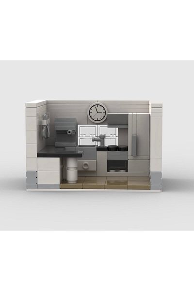 LEGO Original Accessory MOC Custom Minifigure City City Modular Building Building Design Kitchen