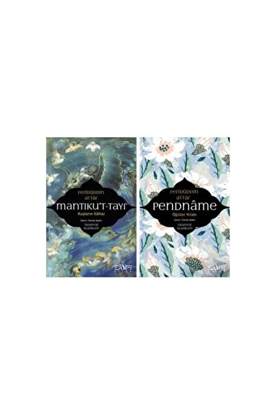 Sufi Kitap Feridüddin Attar 2 Kitap Tasavvuf Seti / Mantıkut Tayr - Pendname