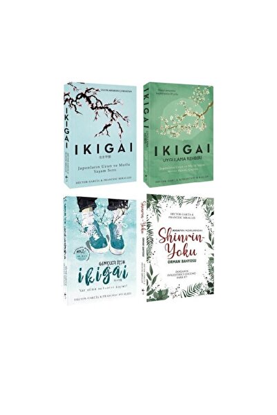İndigo Kitap Ikigai Japonların Uzun Ve Mutlu Yaşam Sırrı 4 Kitap Set