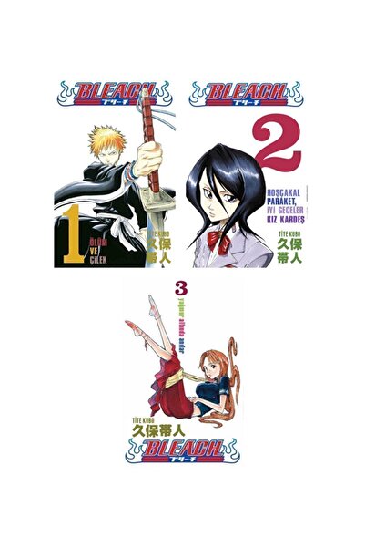 Gerekli Şeyler Yayıncılık Bleach 1-2-3. Ciltler Manga Seti