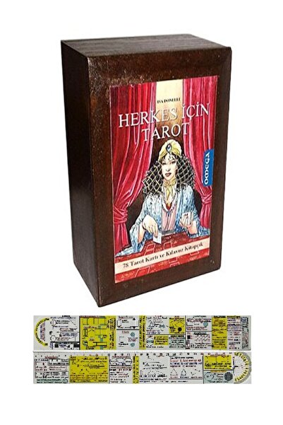 Omega Yayınları Herkes İçin Tarot Ahşap Kutulu Set + Matematik Öğreten Cetvel