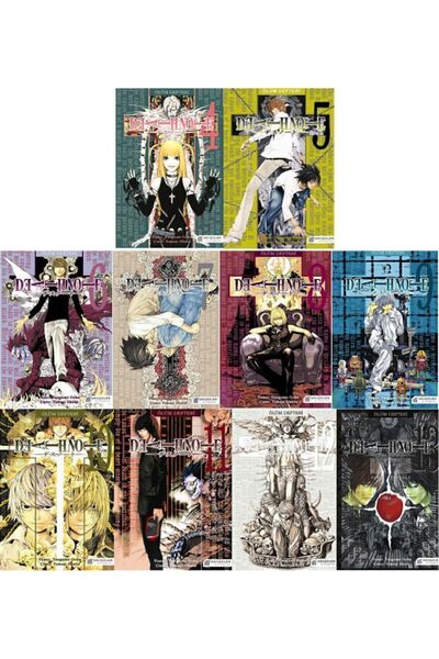 Romans Yayınları Death Note 4-5-6-7-8-9-10-11-12-13. Ciltler Manga Seti - Tsu...
