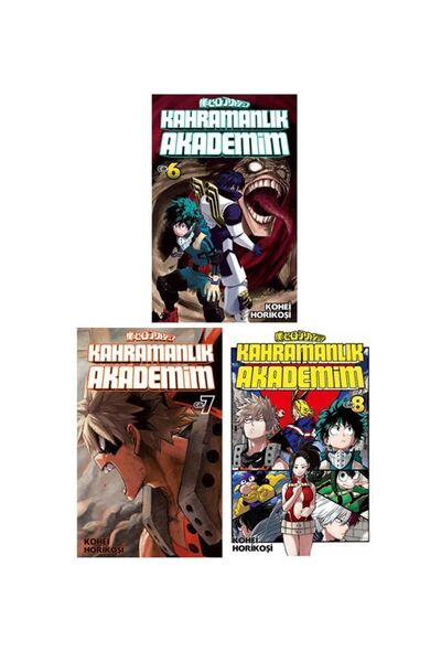 Gerekli Şeyler Yayıncılık Kahramanlık Akademim 6-7-8. Ciltler Manga Seti
