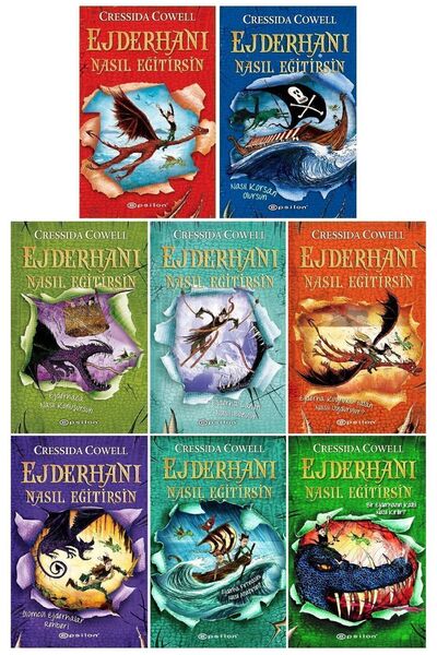 Epsilon Yayınevi Ejderhanı Nasıl Eğitirsin 8 Kitap Set