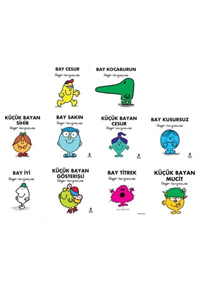 Doğan Çocuk Küçük Bay ve Bayanlar Serisi 10 Kitap Set-1