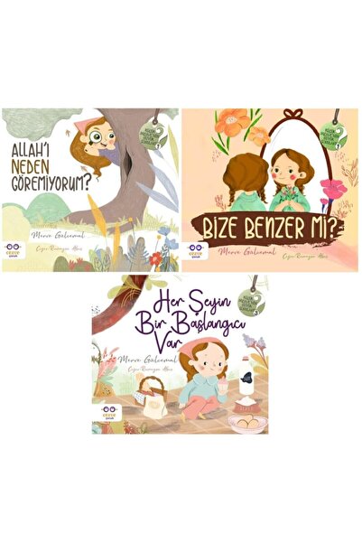 Cezve Çocuk Küçük Merve'nin Büyük Soruları 3 Kitap Set / Her Şeyin Bir Başlan...