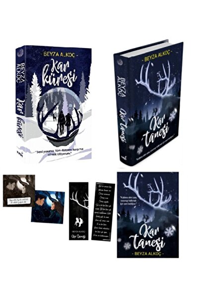 İndigo Kitap Kar Tanesi - Kar Küresi Ciltli 2 Kitap Set / Beyza Alkoç