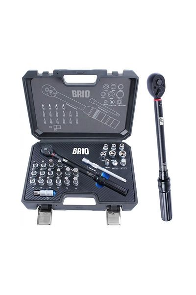 BRIO 5-60Nm 27 Pieces Torque Wrench - 3/8 Model