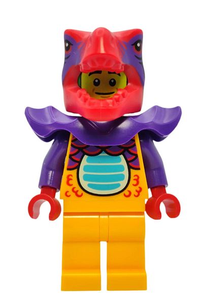 LEGO Men's Minifigure Moc Custom - City Dragon with Dinosaur Costume