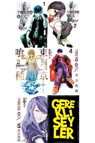 Gerekli Şeyler Yayıncılık Tokyo Gul 1-2-3-4-5 Manga Seti