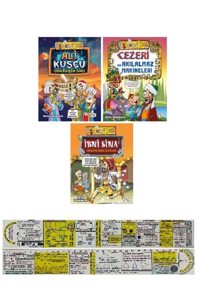 Eğlenceli Bilgi Yayınları Eğlenceli Bilim 3 Kitap Set / Cezeri + Ali Kuşçu + ...