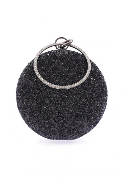 DGN Чорна сумка-портфель для вечірньої сукні з блискітками 36103152