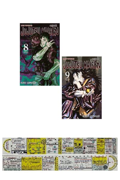 Gerekli Şeyler Yayıncılık Jujutsu Kaisen 8-9. Ciltler Manga Seti + Matematik ...