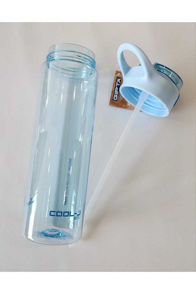 Gıpta Cool-J Restaurant Blue 900ml Tritan Flask with Straw