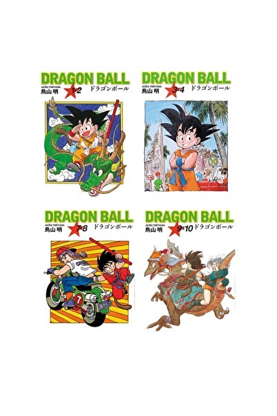 Gerekli Şeyler Yayıncılık Dragon Ball 1&2 - 3&4 - 7&8 - 9&10. Ciltler Manga Seti