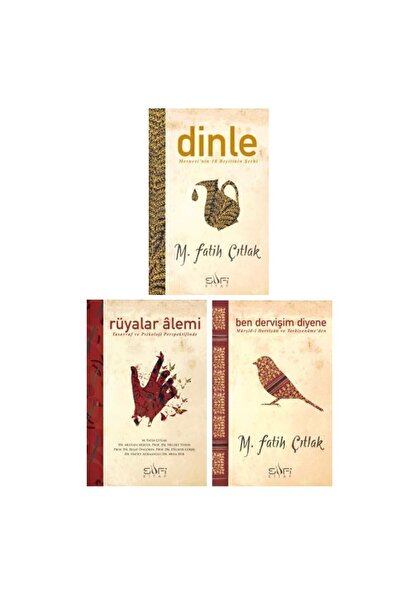 Sufi Kitap M. Fatih Çıtlak 3 Kitap Set / Dinle - Rüyalar Alemi - Ben Dervişim...