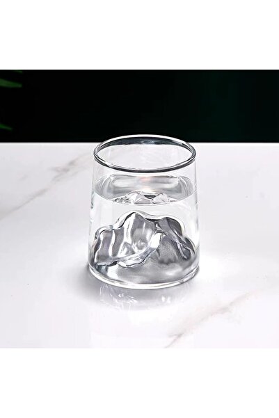 Livava Iceberg Glass Cup, Gray, 8X7