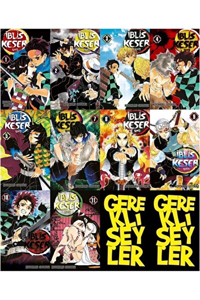 Gerekli Şeyler Yayıncılık Iblis Keser 1-2-3-4-5-7-8-9-10-11 Manga Seti (10 Kİ...