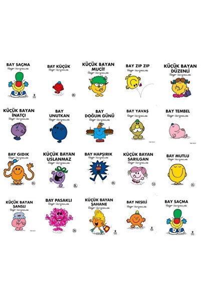 Doğan Çocuk Küçük Bay ve Bayanlar Serisi 20 Kitap Set-2