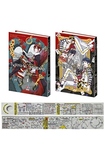 Beta Kids Disney Twisted Wonderland 1-2. Ciltler Manga Seti + Matematik Öğret...